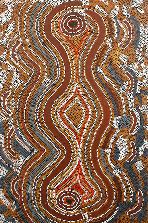 Bonhams : 20th Century School Untitled Aboriginal design