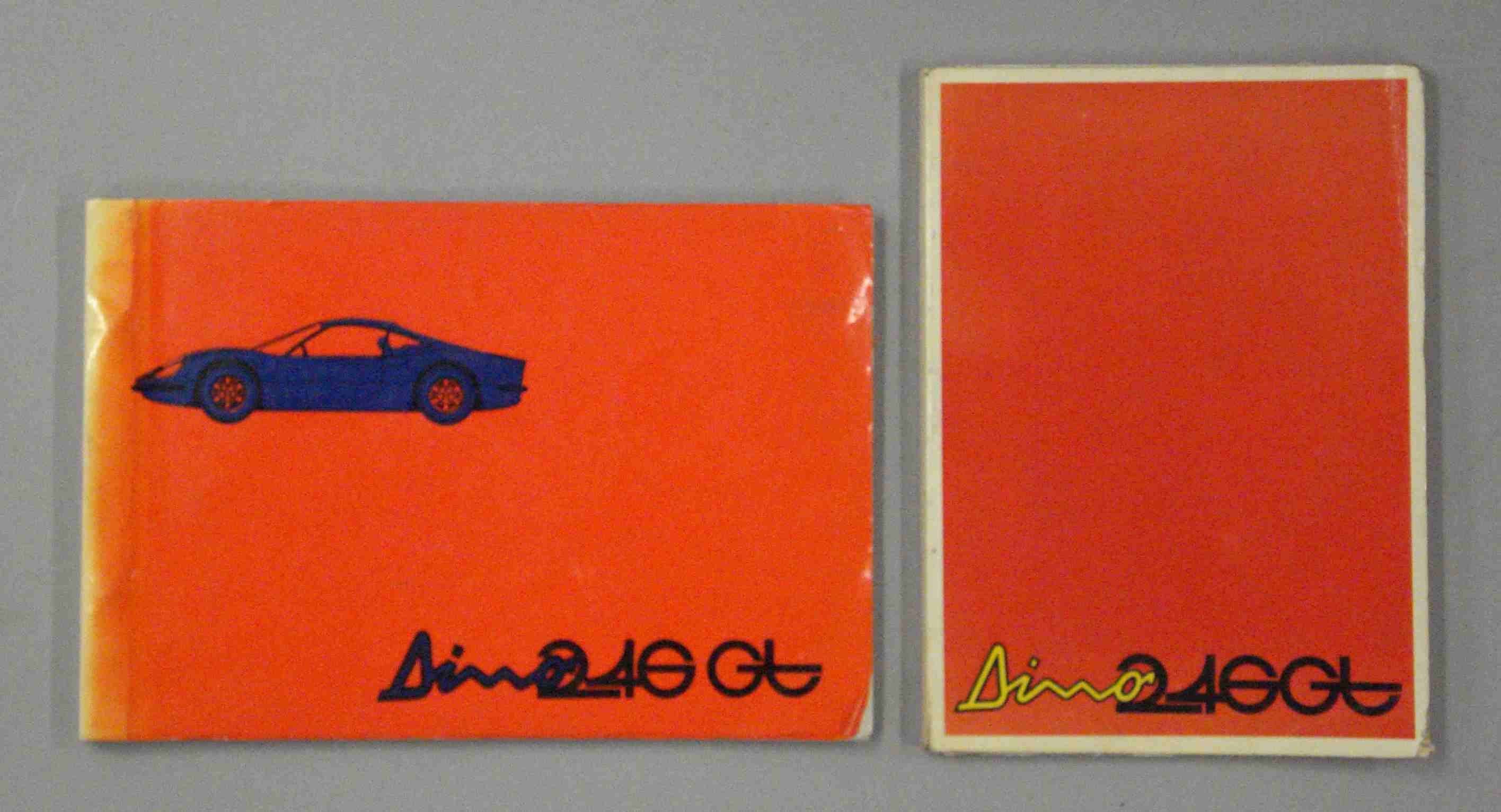 Bonhams Cars A Ferrari Dino 246 operating maintenance and Service