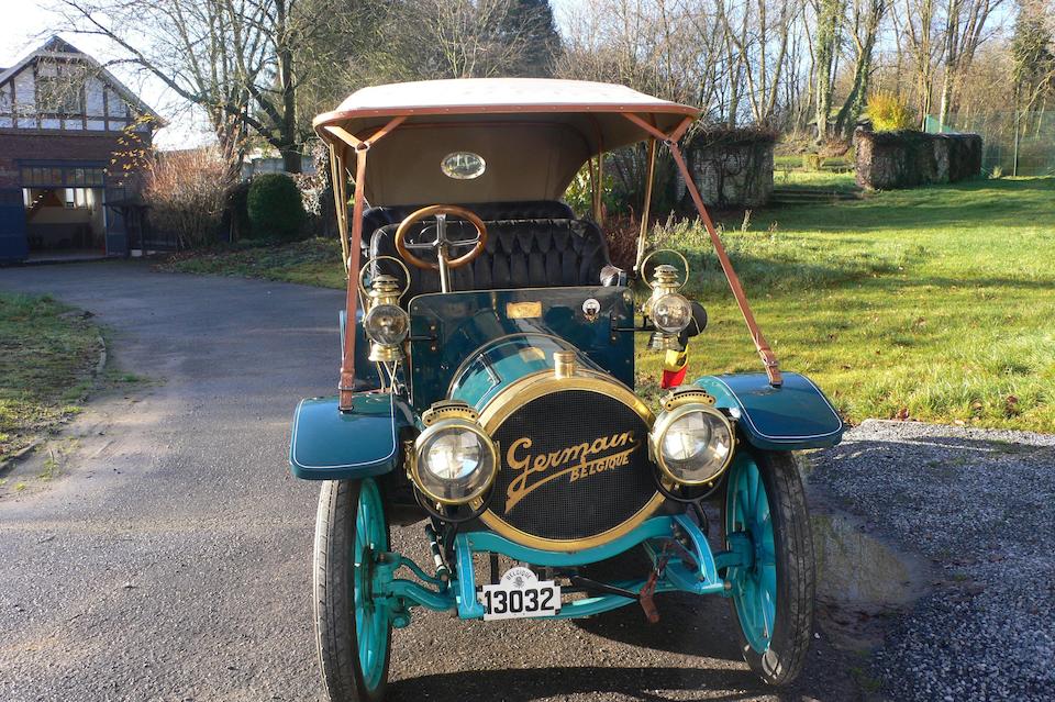 1908 Germain Chainless 18/22hp Dual Phaeton &#8216;Roi des Belges&#8217;  Chassis no. 11.465 Engine no. 1701