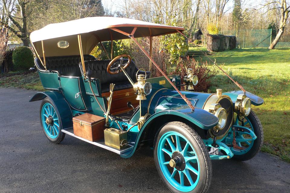 1908 Germain Chainless 18/22hp Dual Phaeton &#8216;Roi des Belges&#8217;  Chassis no. 11.465 Engine no. 1701