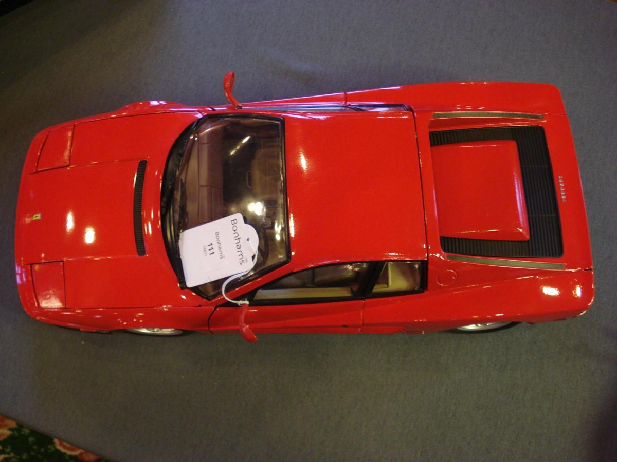Bonhams Cars : A 18th scale Ferrari Testarossa model by Pocher,