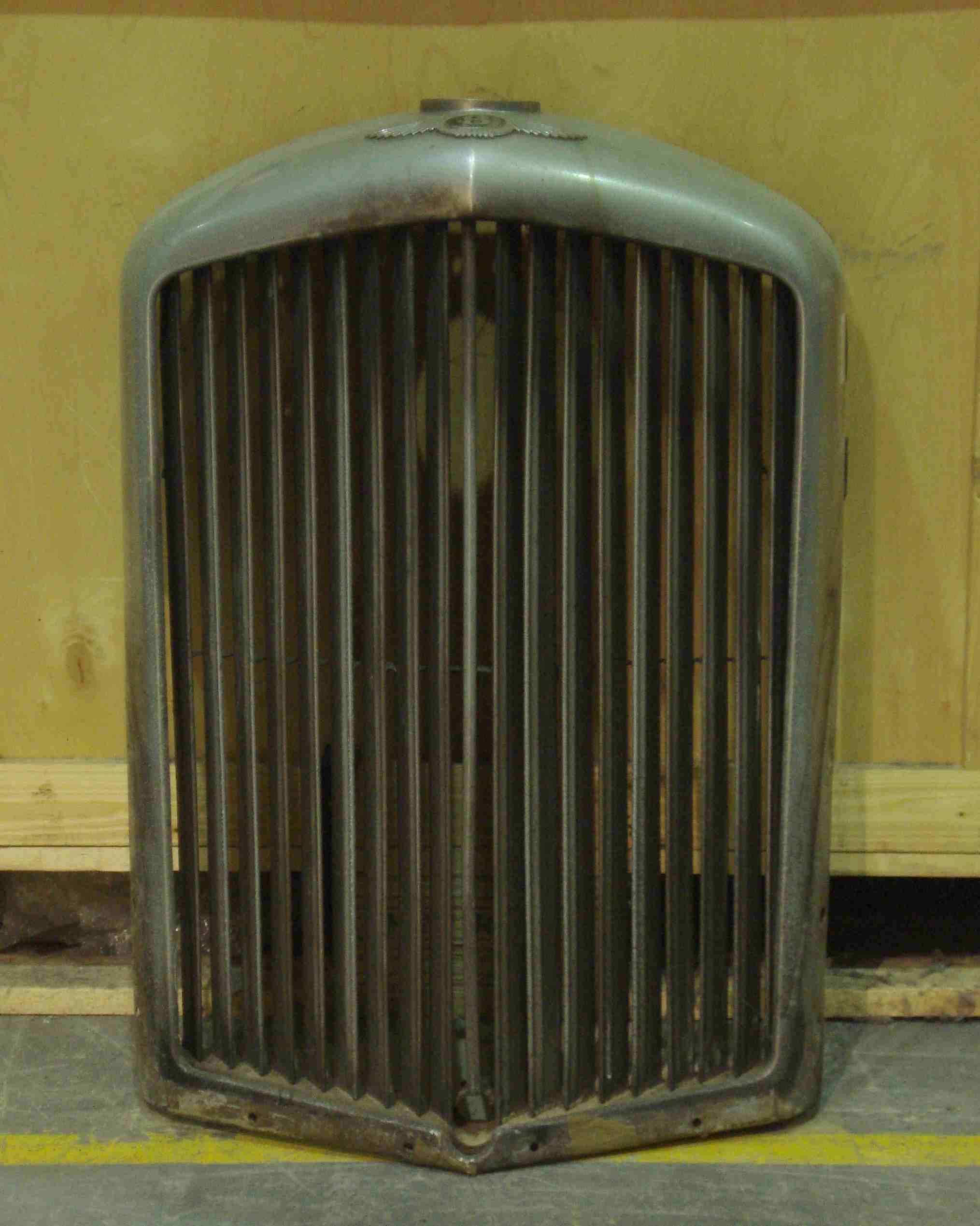 Bonhams Cars : A vintage Bentley radiator cowl,