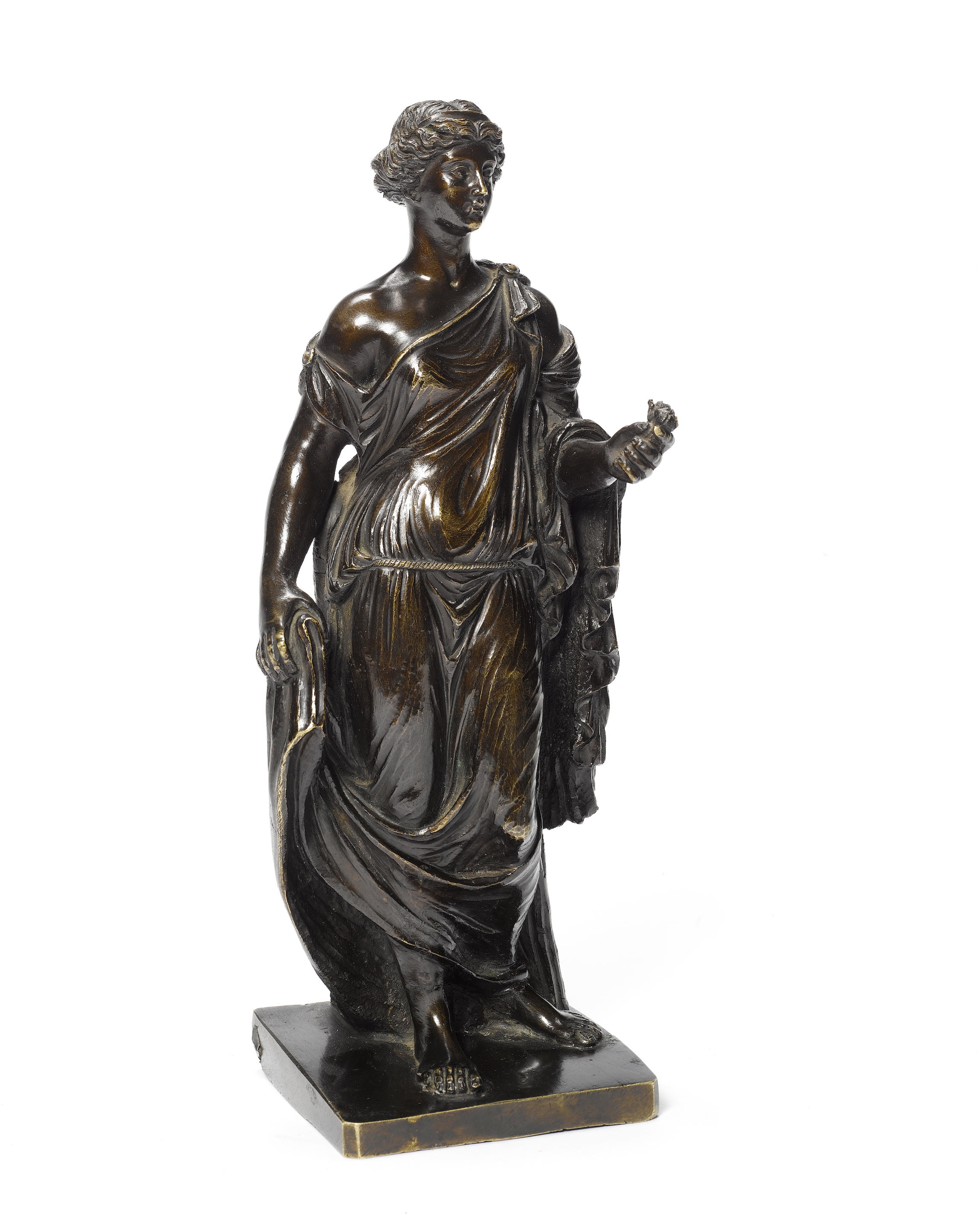 Bonhams : An 18th century Italian bronze figure of the Farnese Flora