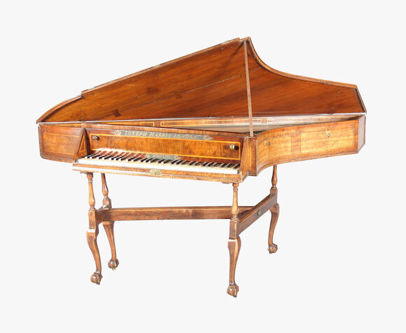 Bonhams : A rare 18th century spinet by Joseph Harris, London, circa ...