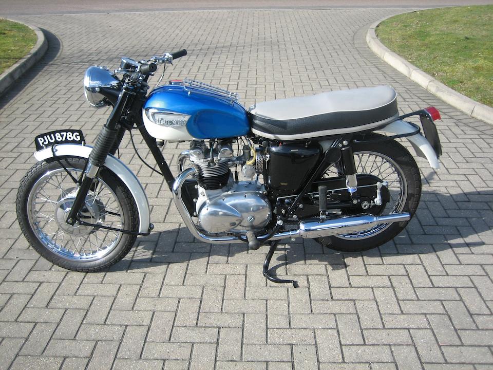 Bonhams : 1968 Triumph 490cc T100SS Frame no. H/56876 Engine no. H/56876