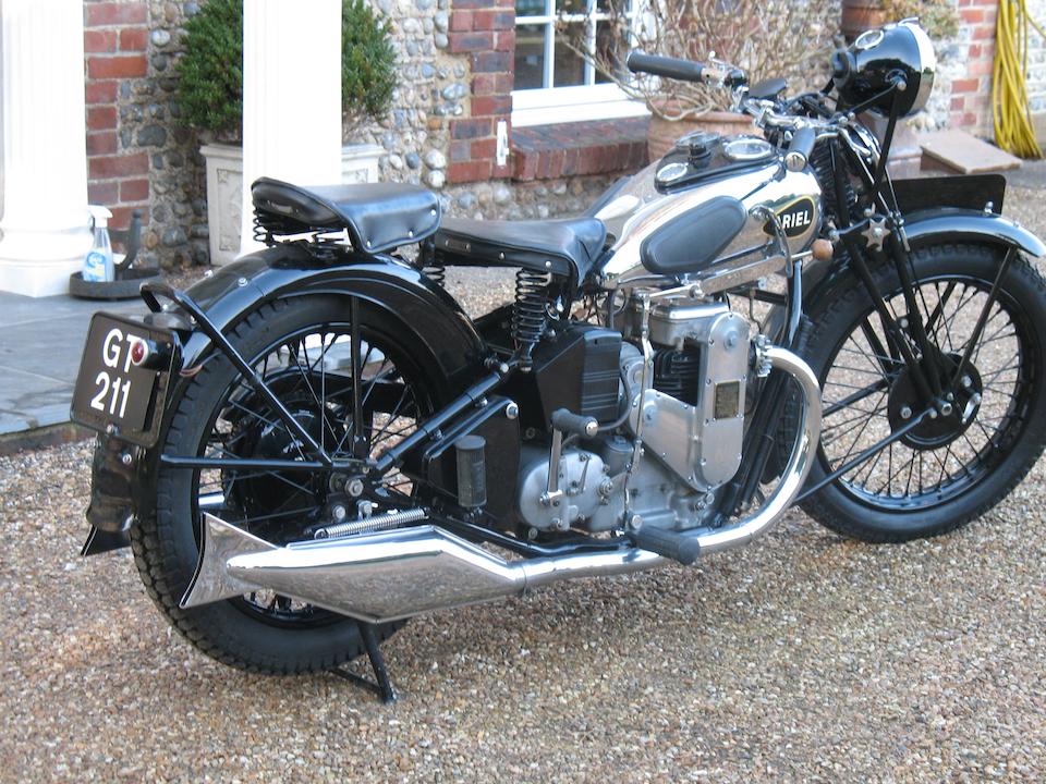 Bonhams : 1931 Ariel 601cc Model 4F ‘Square Four’ Motorcycle ...