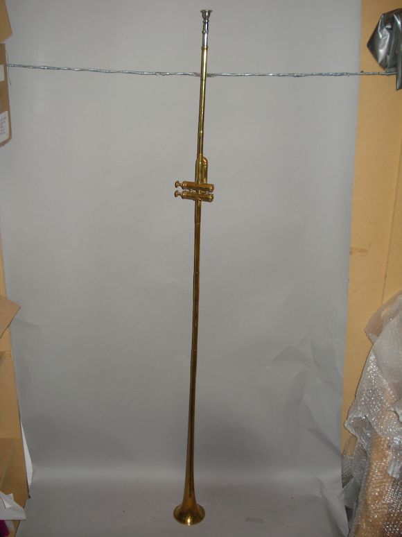 Bonhams : A Ceremonial Fanfare Trumpet, circa 1900
