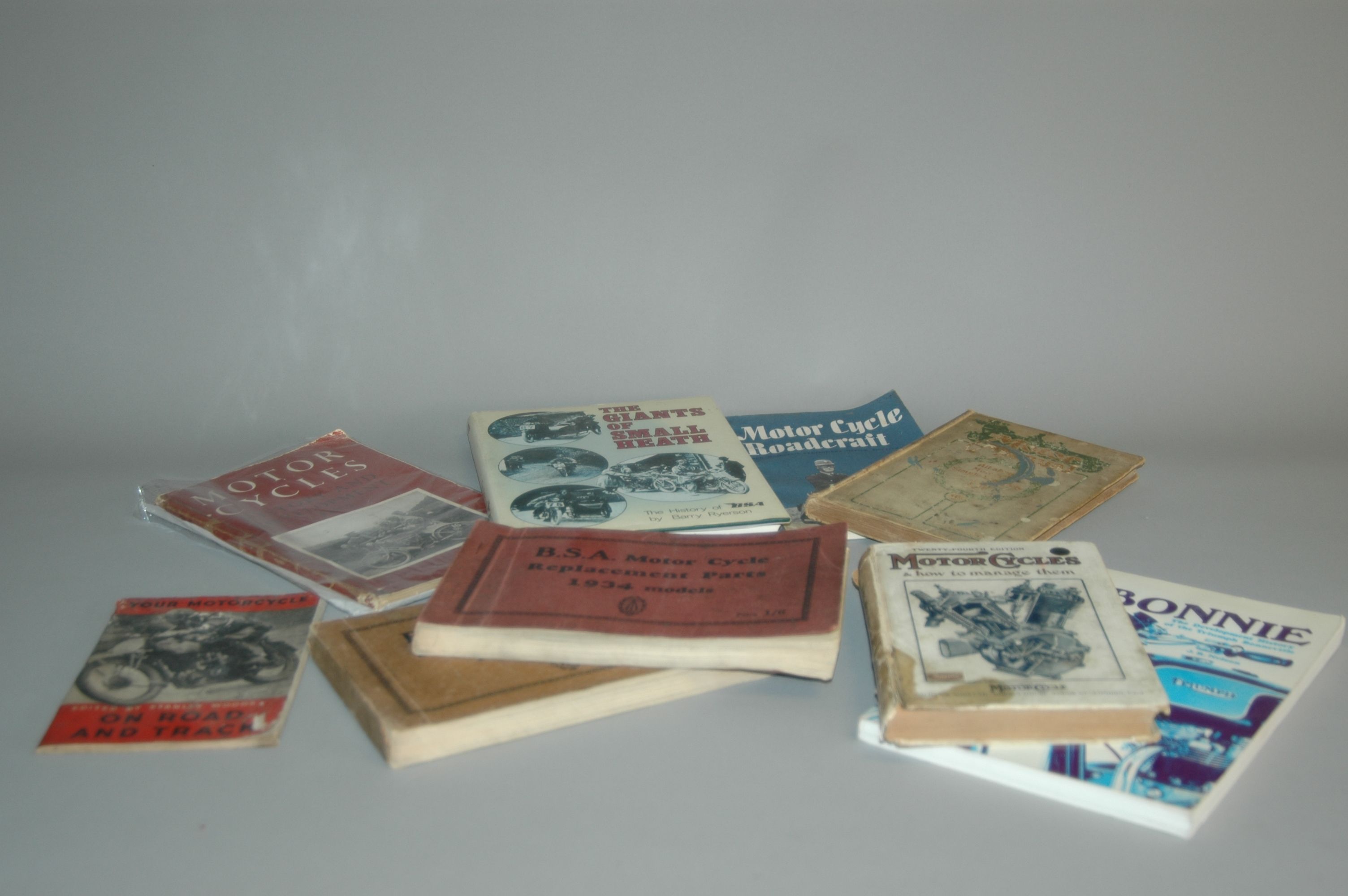 Assorted Motorcycle books,