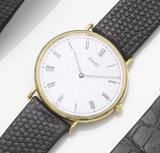 Piaget. An 18ct gold dress wristwatch