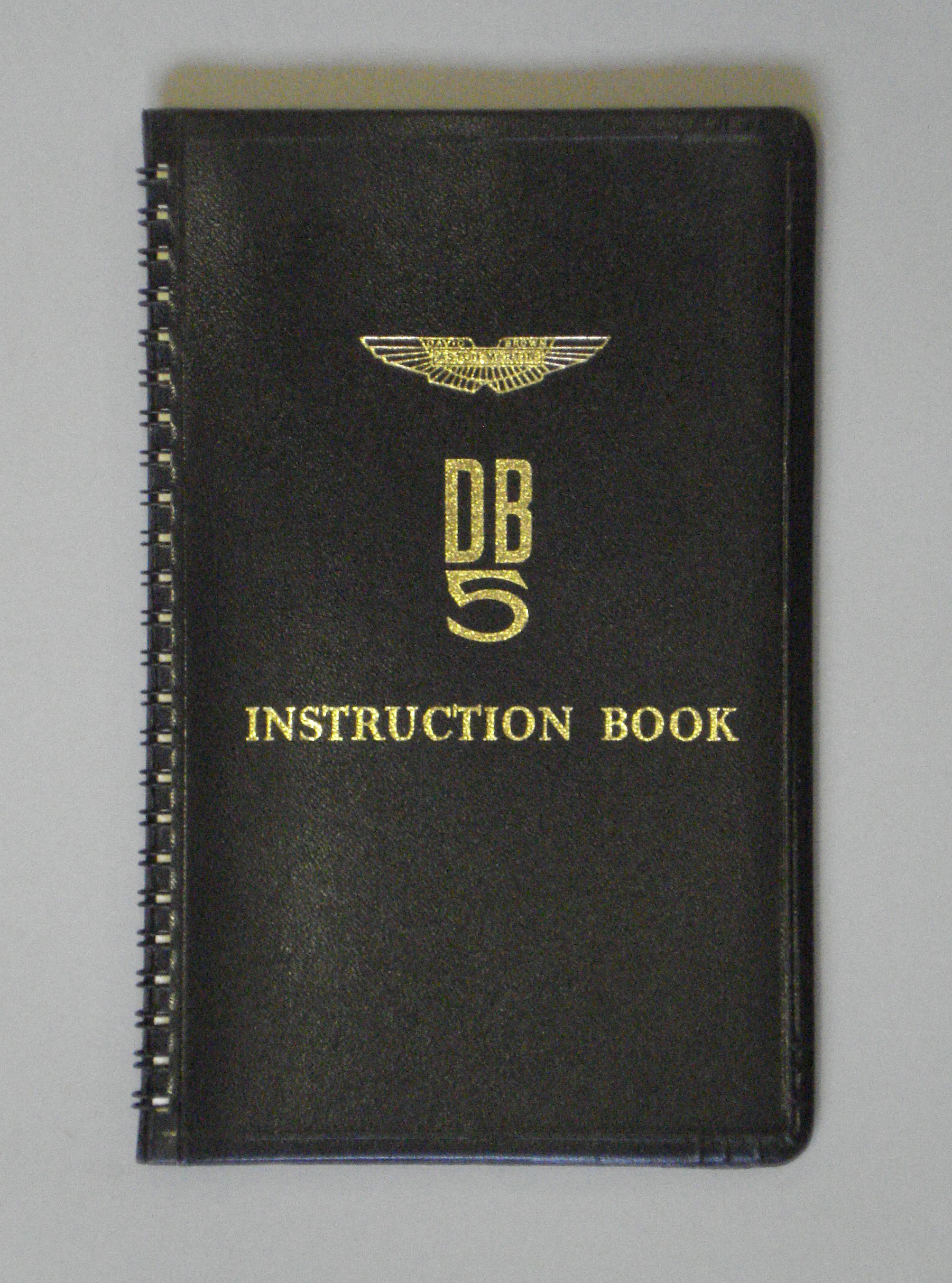 Bonhams Cars : An Aston Martin DB5 Instruction Book,