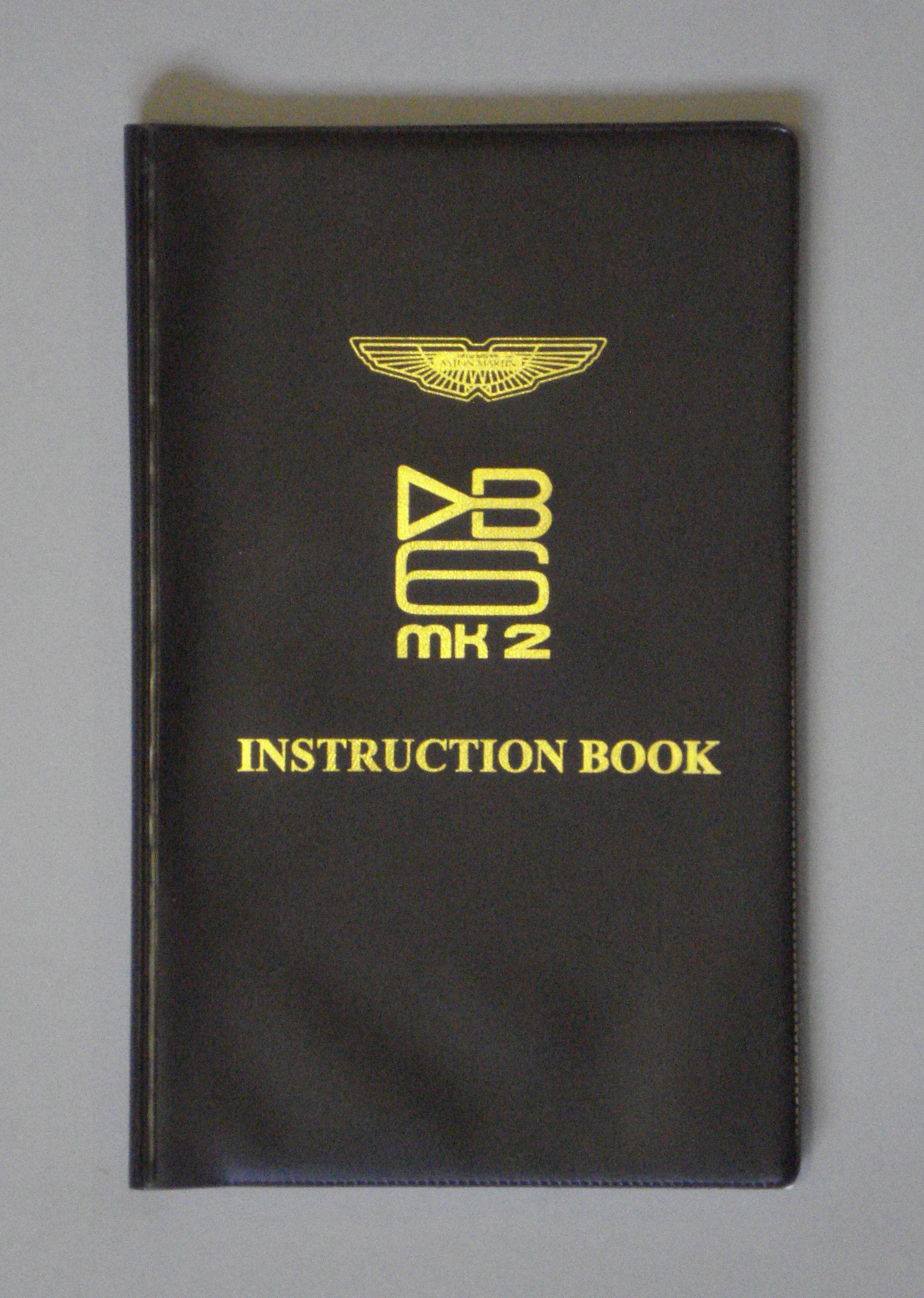 Bonhams Cars : An Aston Martin DB6 instruction book,