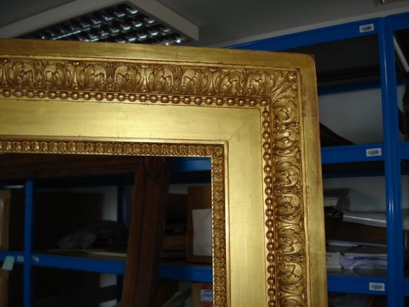 Bonhams : An English 19th Century gilded composition frame