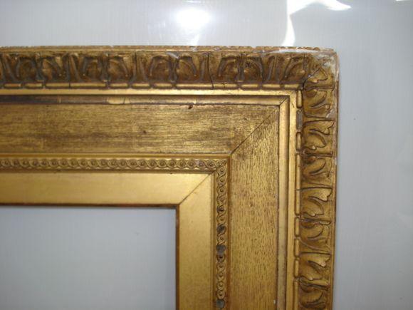 Bonhams : An English 19th Century gilded composition Watts frame