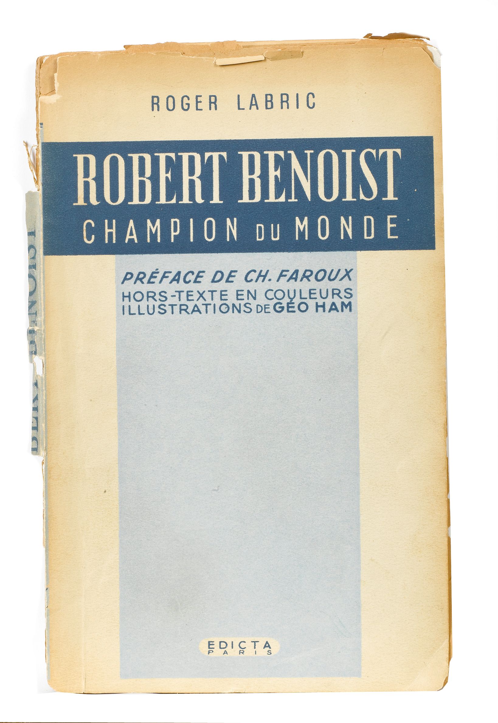 Bonhams Cars Roger Labric Robert Benoist Champion du Monde;