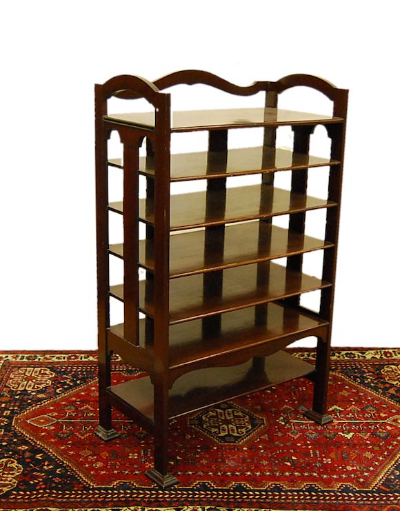 Bonhams : A mahogany folio rack, early 20th Century