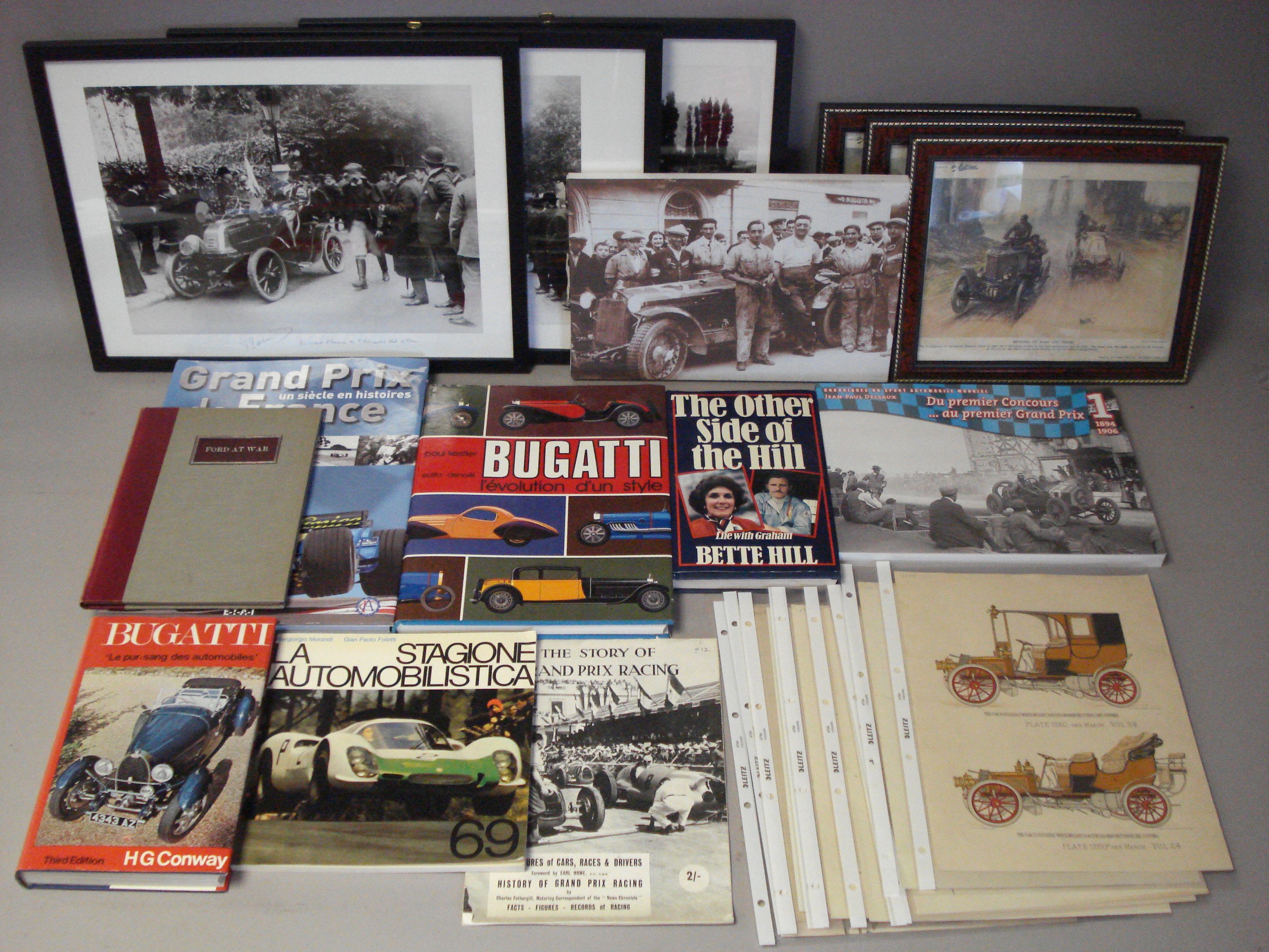 Auto Racing Items Bonhams Cars : A lot of motor racing items,