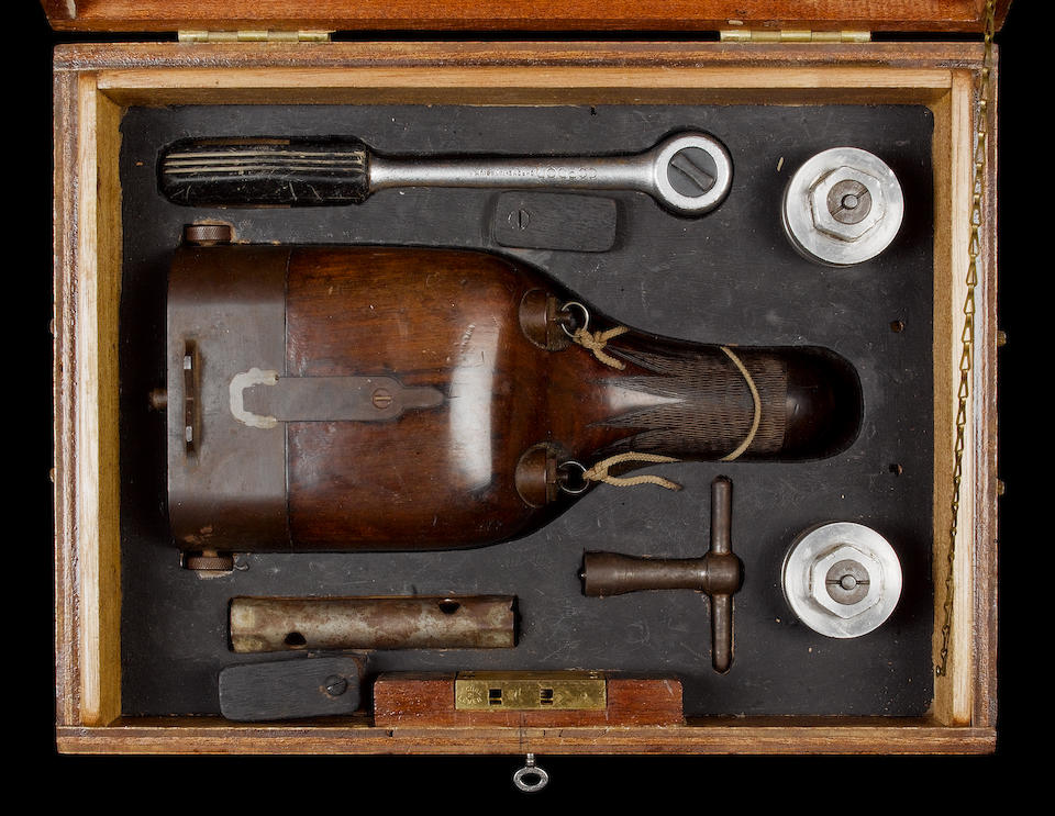 Bonhams : A fine pair of 20-bore bar-in-wood hammer guns by Faure Le Page,  no. 423/4 In two leather cases