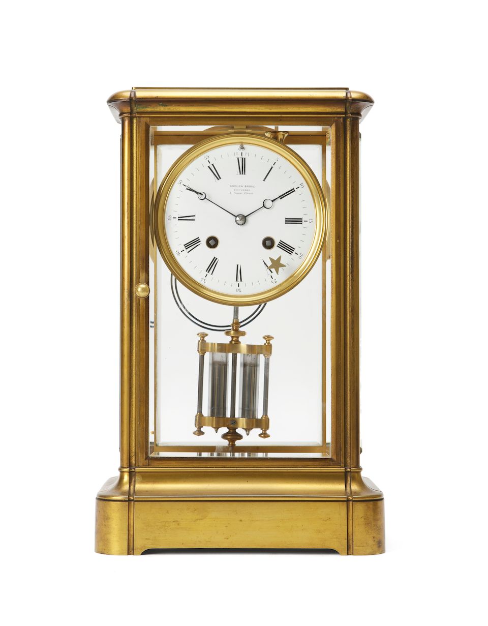 Bonhams A II style repeating bracket clock Barrie Edinburgh