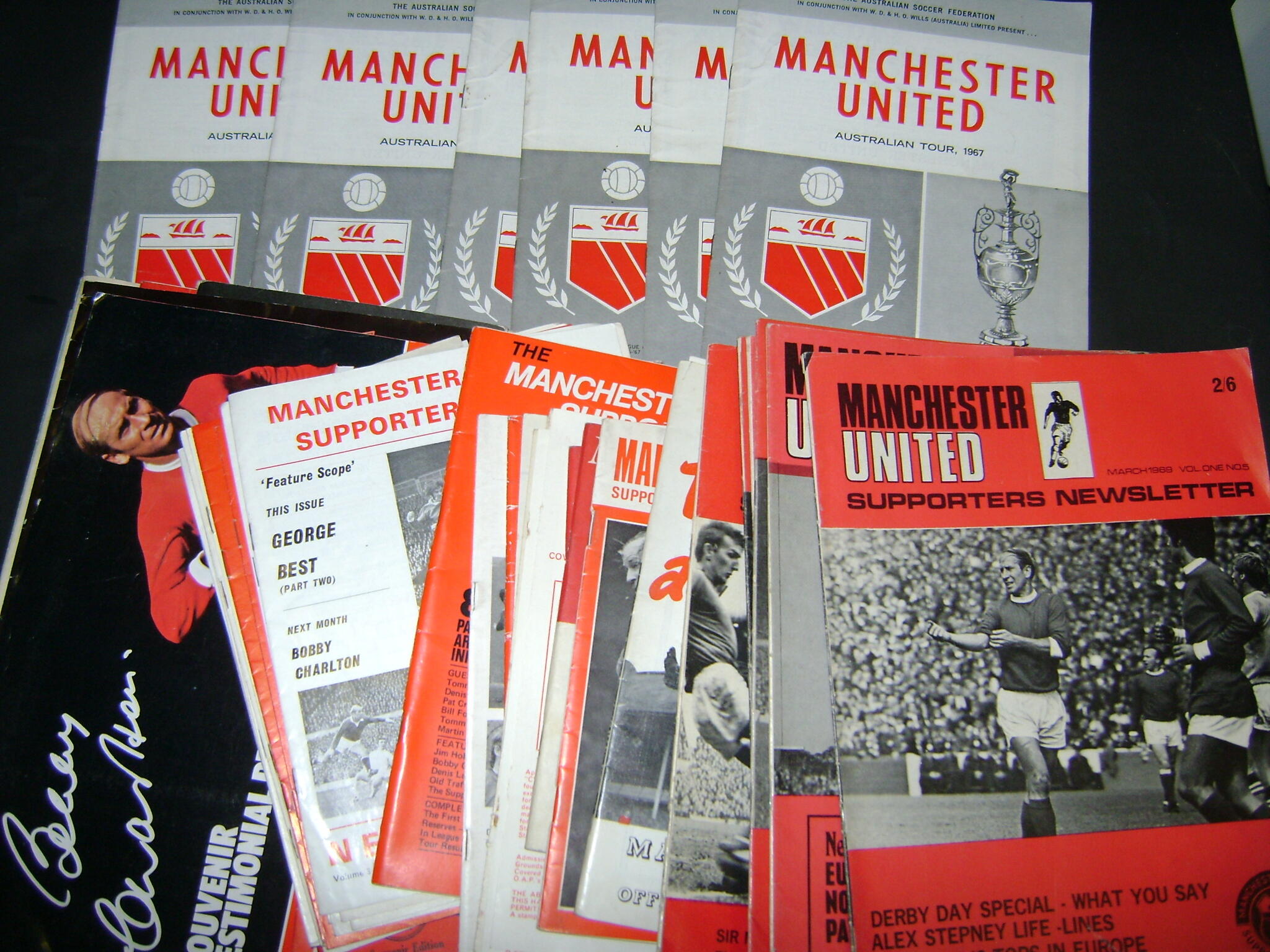 manchester united tour of australia 1967