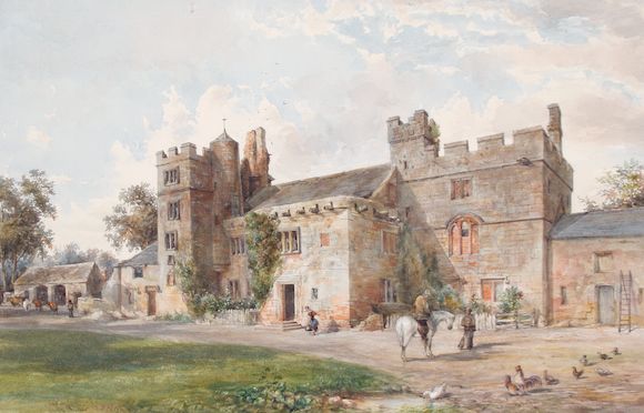 Bonhams : William Henry Nutter (1821-1872) Figures before an English ...