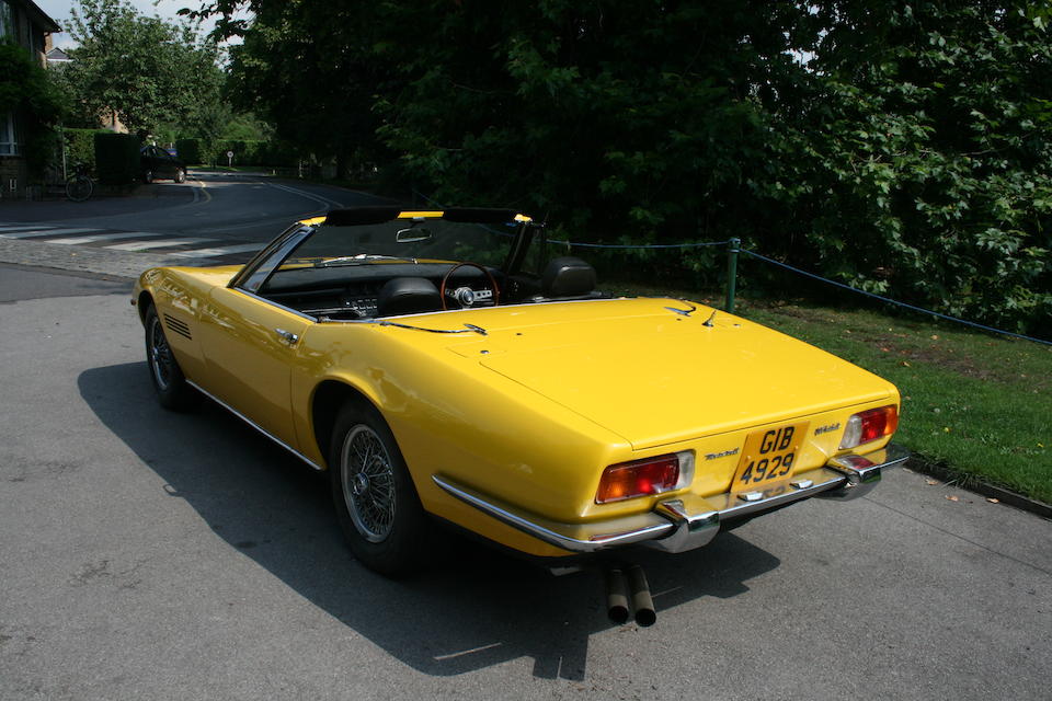 Bonhams 1970 London Motor Show Maserati Ghibli 4 9 Ss Spyder Chassis