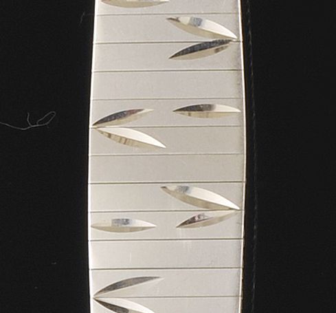 A track-link bracelet