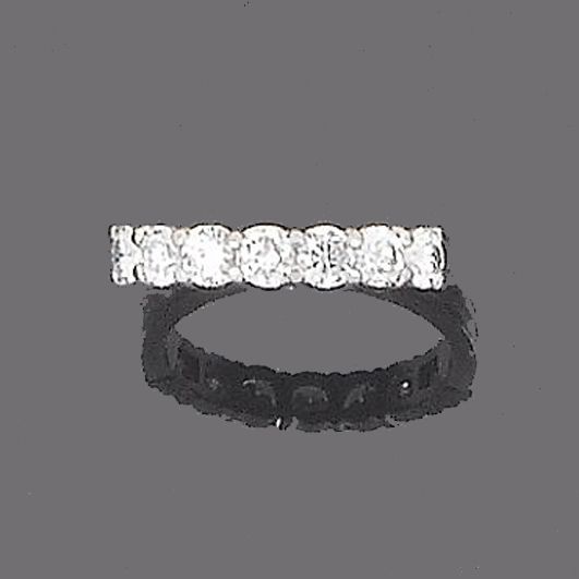 A half hoop Diamond eternity ring main image 0
