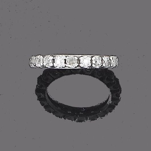 A diamond eternity ring