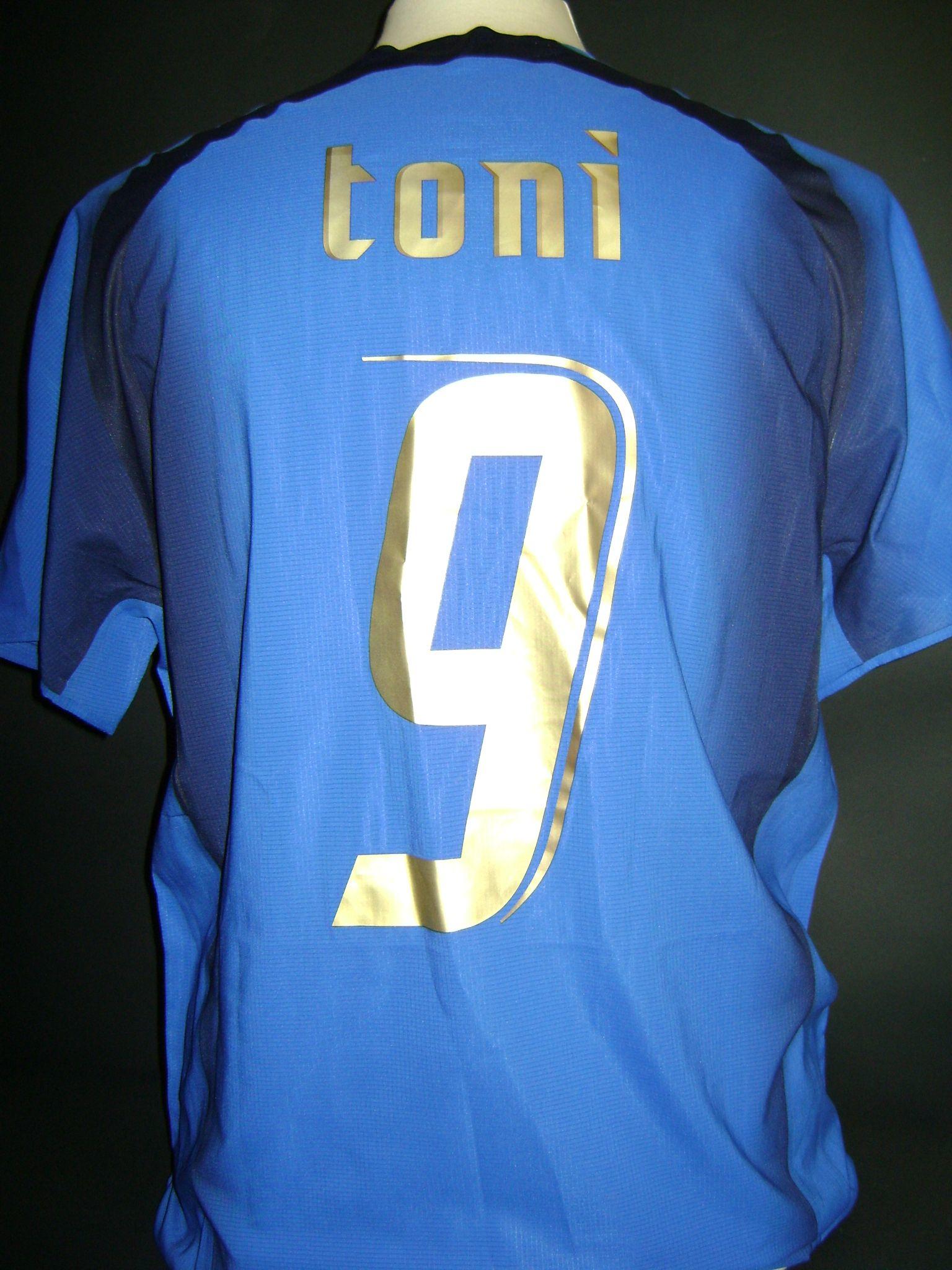 Puma 2006W杯 イタリア代表Away No.11 toni Puma 2006 World Cup Germany Luca Toni Italy Soccer Jersey | eBay