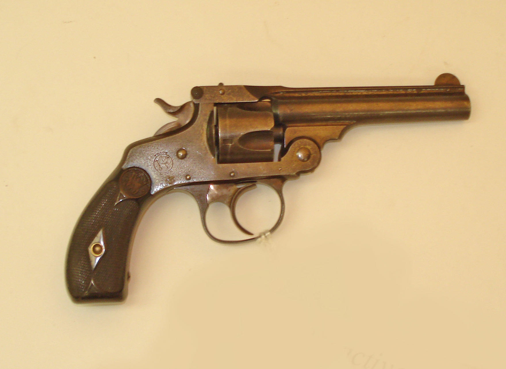 A Deactivated .32 Five-Shot Smith And Wesson Fourth Model Double-Action...