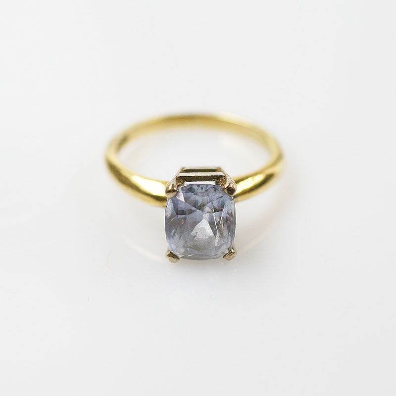 A sapphire ring