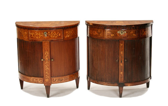Bonhams : A matched pair of late 19th century Dutch mahogany and ...