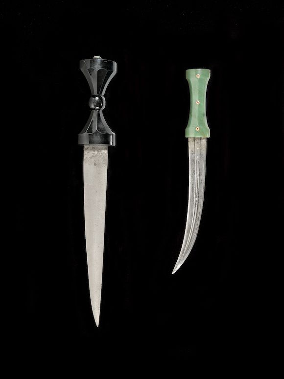 Bonhams : An Ottoman jade-hilted Dagger Turkey, 18th Century