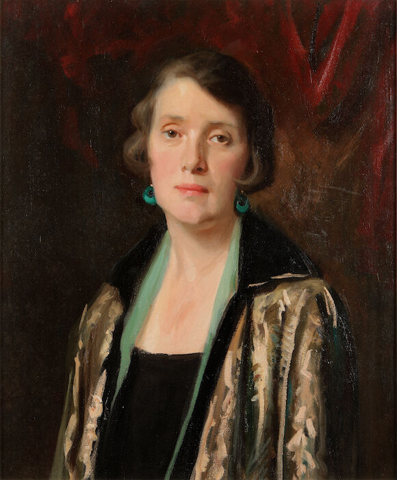 Bonhams : Cowan Dobson, RBA (British, 1893-1980) Portrait of a lady