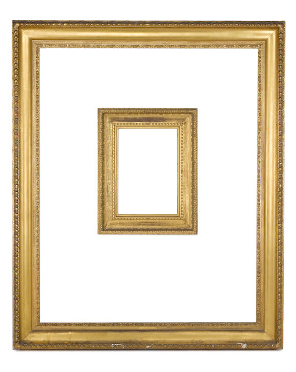 Bonhams : A large French 19th Century gilded composition frame