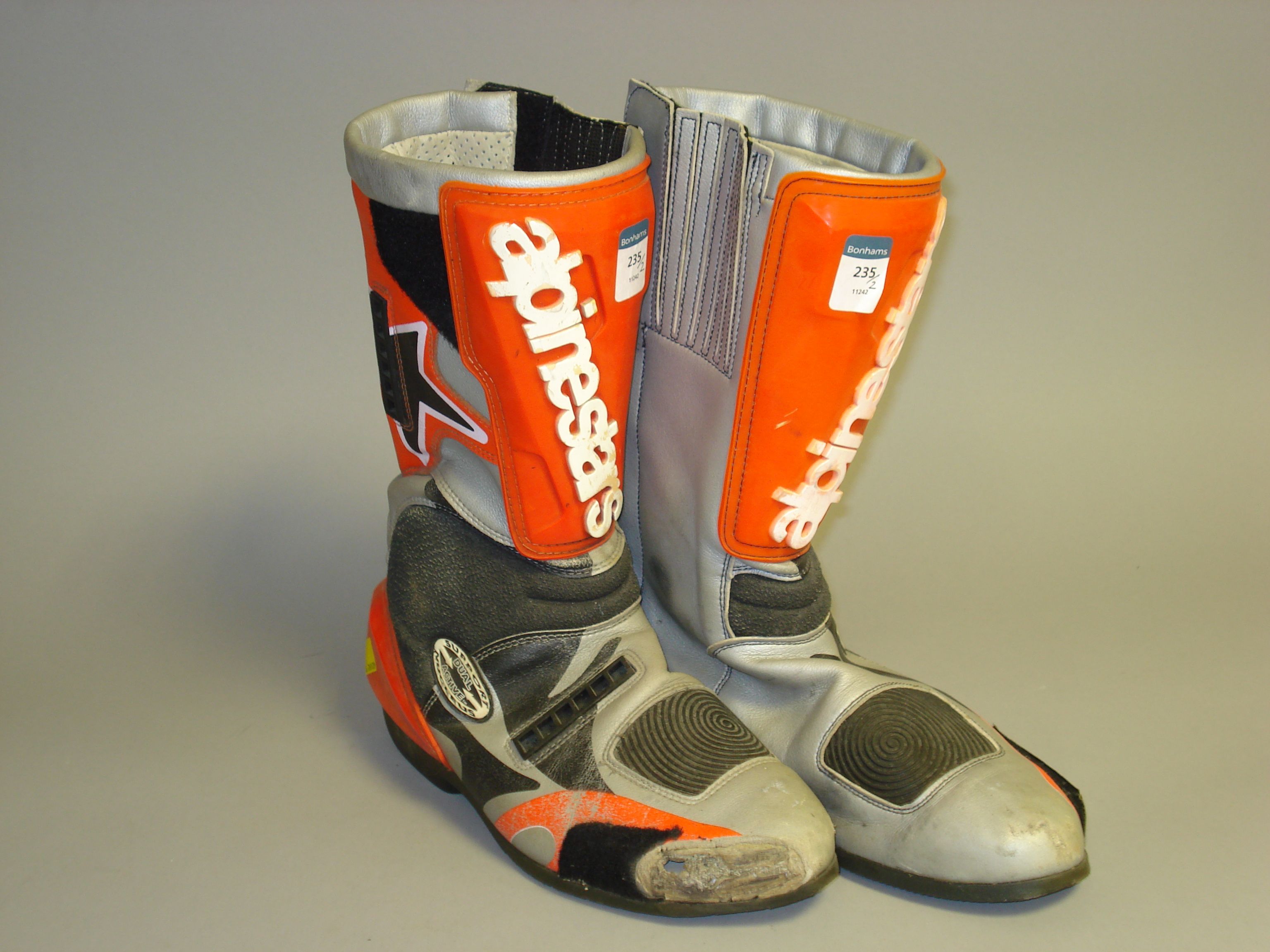 Bonhams Cars : A pair of Carl Fogarty's race-worn Alpinestars 'dual ...
