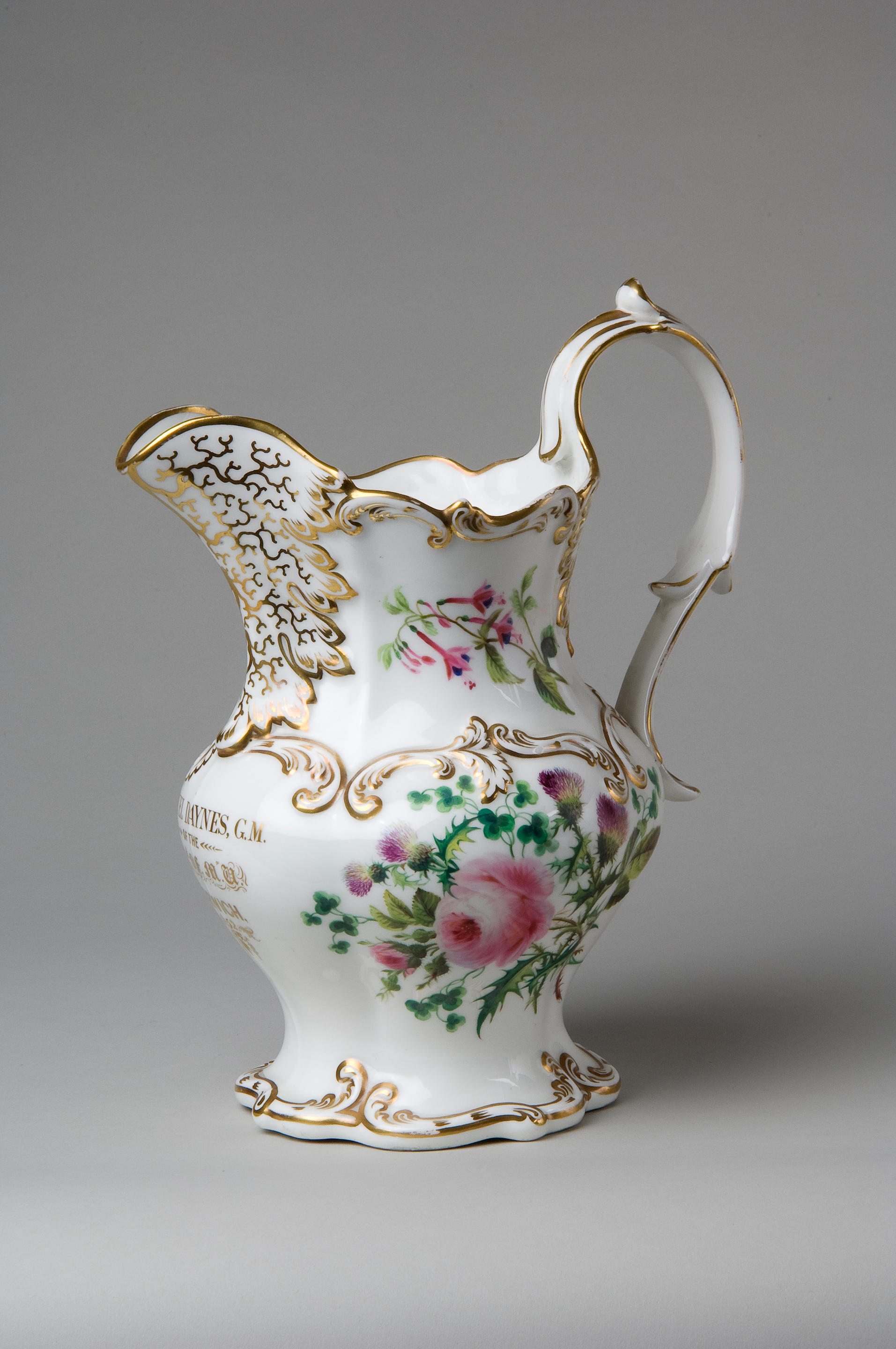 Bonhams An Early Victorian Porcelain Presentation Jug