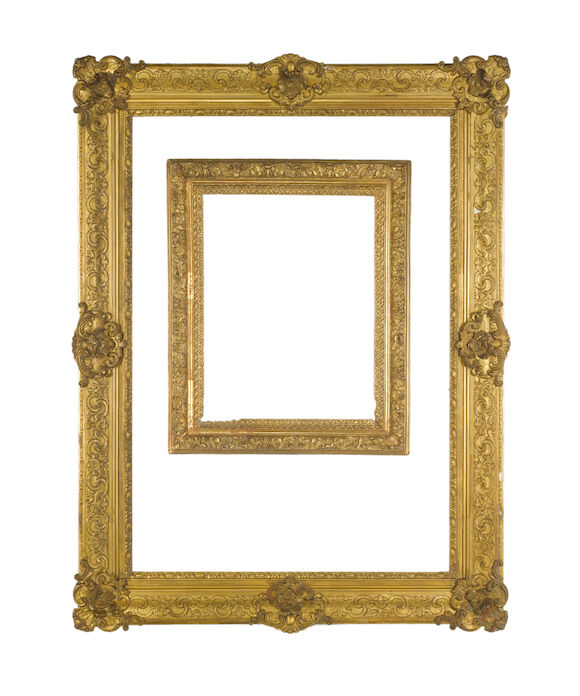 Bonhams : An English 19th Century gilded composition frame