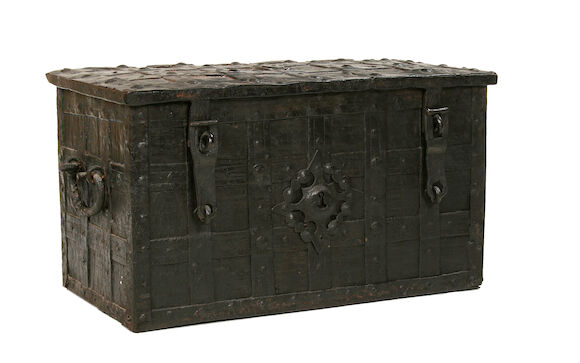 Bonhams : A 16th century South German iron strong box