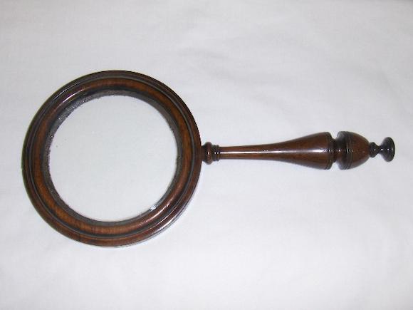 Bonhams A 19th Century Rosewood Magnifying Glass 9214