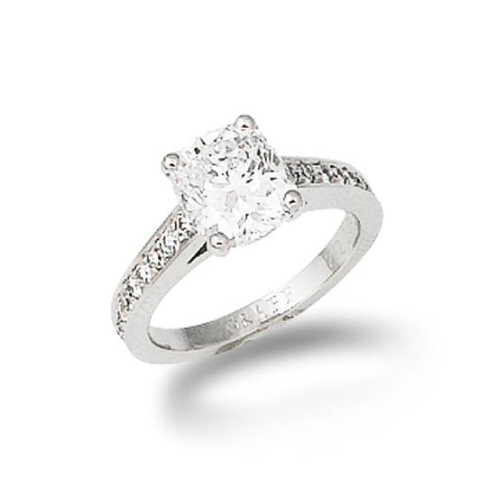 A diamond single-stone ring, by Graff