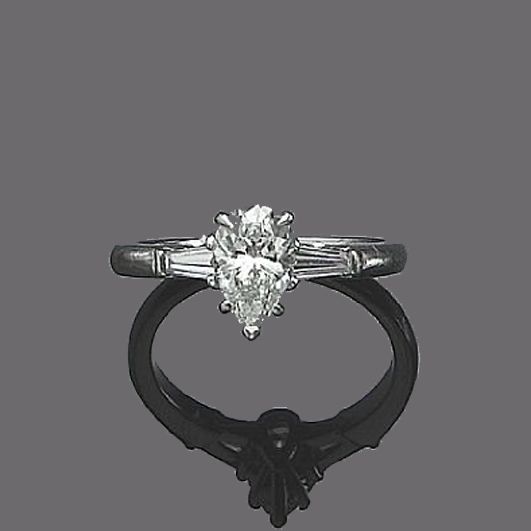 A diamond single-stone ring, by Graff
