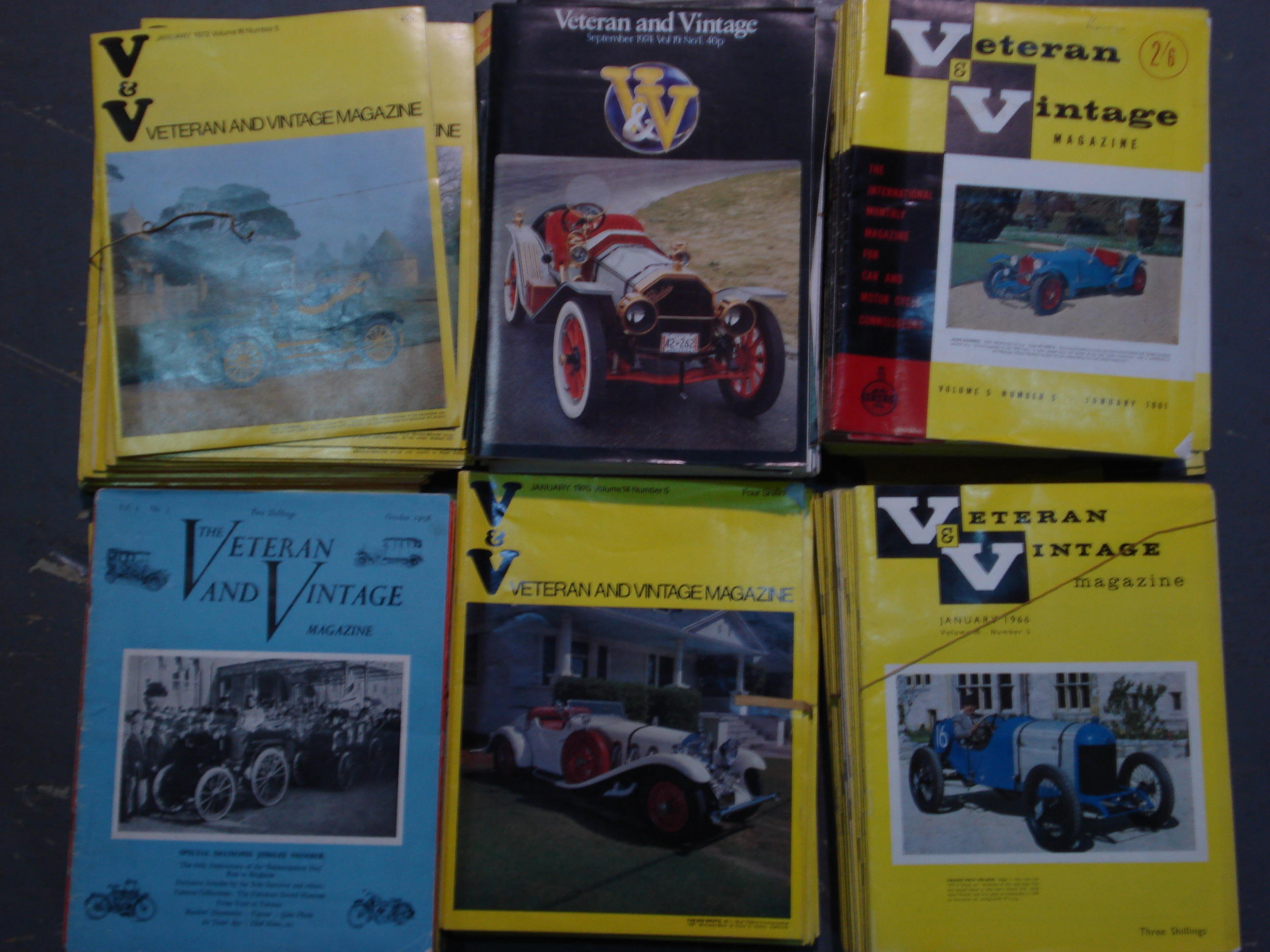 Bonhams Cars : A quantity of Veteran and Vintage magazine,