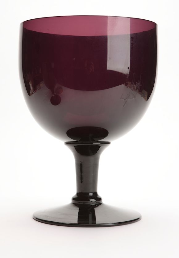 Bonhams : A massive amethyst rummer Early 19th century