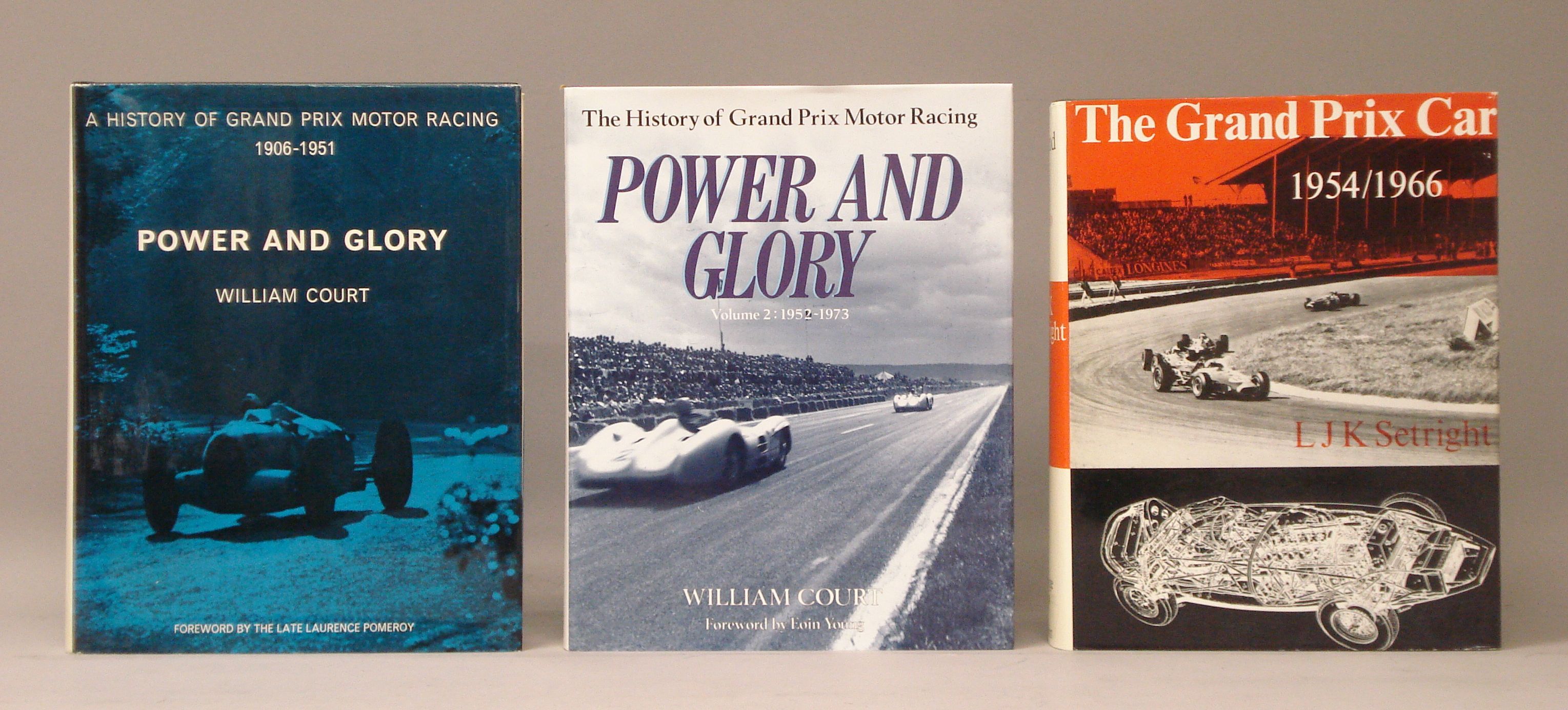 Bonhams Cars : Three books relating to Grand Prix racing,