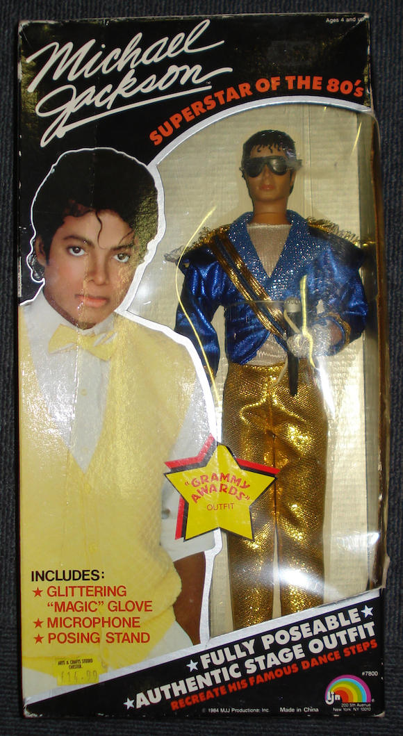 Vintage Rare MICHAEL JACKSON SUPERSTAR OF THE 80S DOLL MUSIC