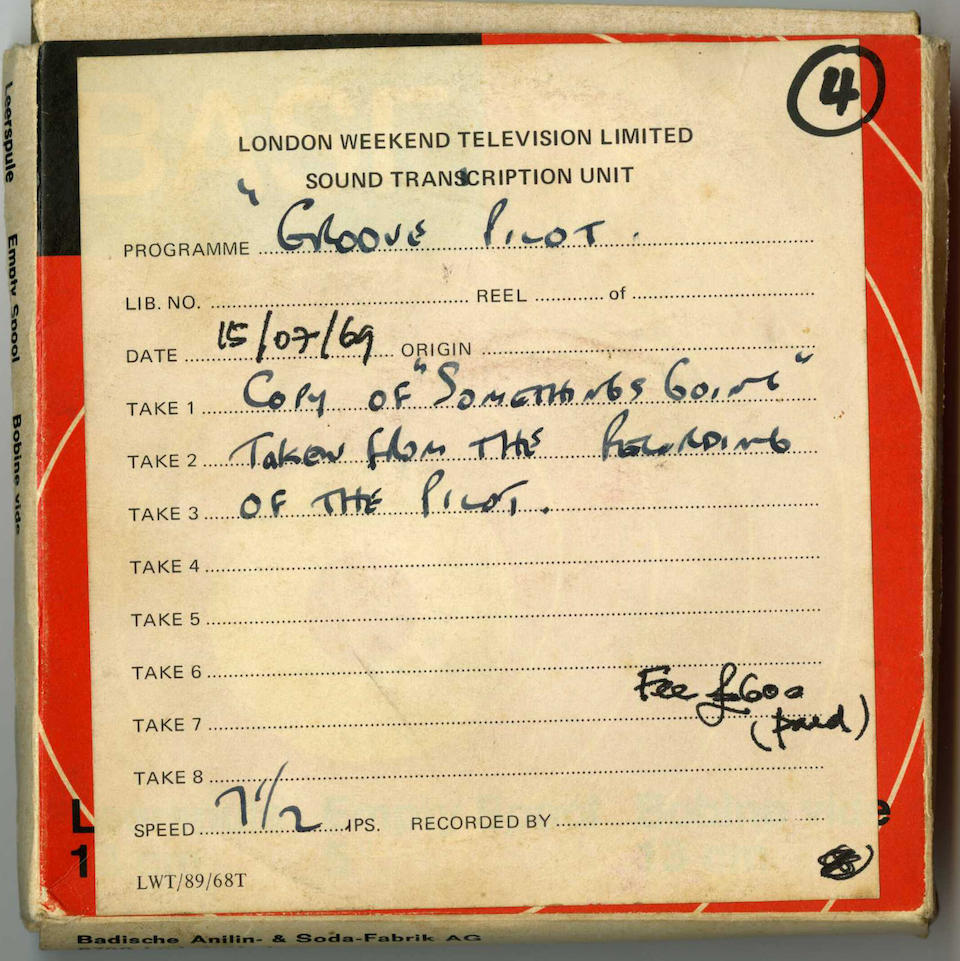 Reel-to reel tape recordings,