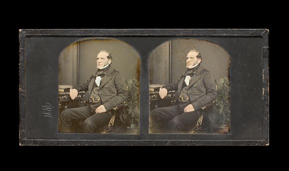Bonhams : Thomas R. Williams (British, 1825-1871) Seated Gentleman, 1850s