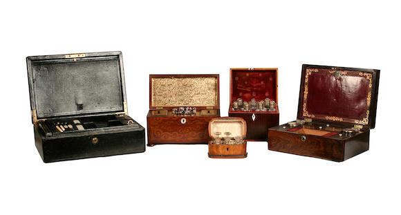 Bonhams : A collection of various Victorian and Edwardian boxes