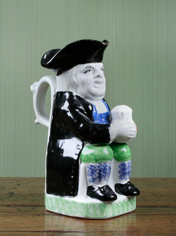 Bonhams A Portobello Type Toby Jug Circa 1840